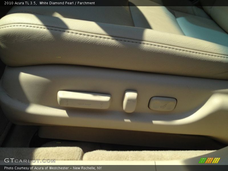 White Diamond Pearl / Parchment 2010 Acura TL 3.5