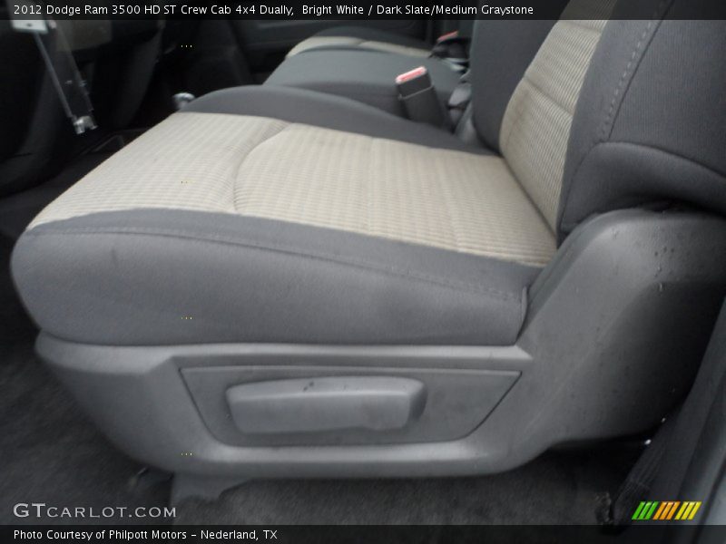 Bright White / Dark Slate/Medium Graystone 2012 Dodge Ram 3500 HD ST Crew Cab 4x4 Dually