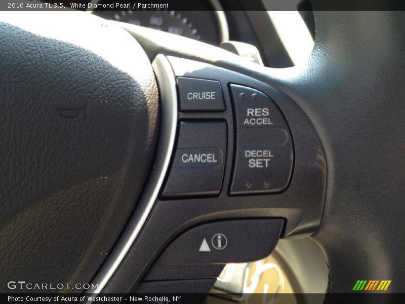 White Diamond Pearl / Parchment 2010 Acura TL 3.5