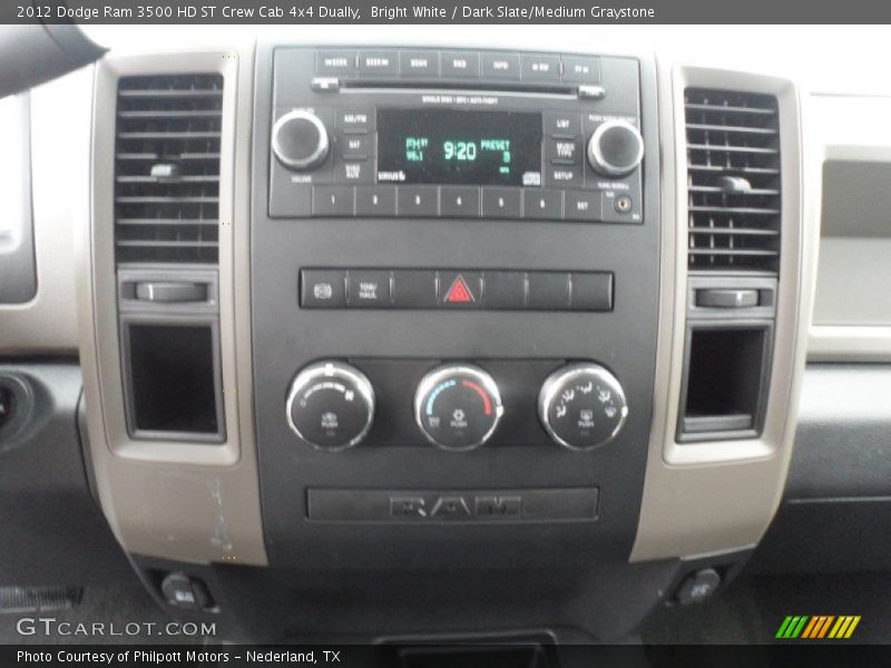 Bright White / Dark Slate/Medium Graystone 2012 Dodge Ram 3500 HD ST Crew Cab 4x4 Dually