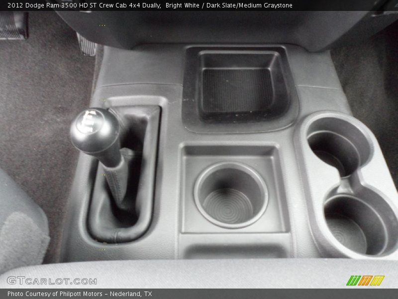 Bright White / Dark Slate/Medium Graystone 2012 Dodge Ram 3500 HD ST Crew Cab 4x4 Dually