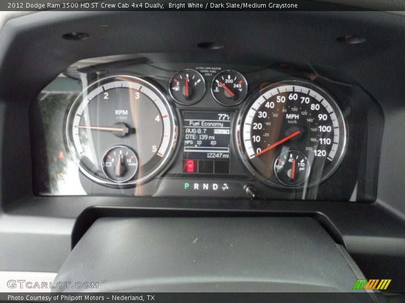  2012 Ram 3500 HD ST Crew Cab 4x4 Dually ST Crew Cab 4x4 Dually Gauges