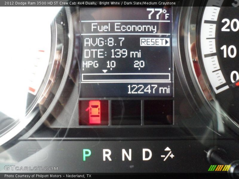 Bright White / Dark Slate/Medium Graystone 2012 Dodge Ram 3500 HD ST Crew Cab 4x4 Dually