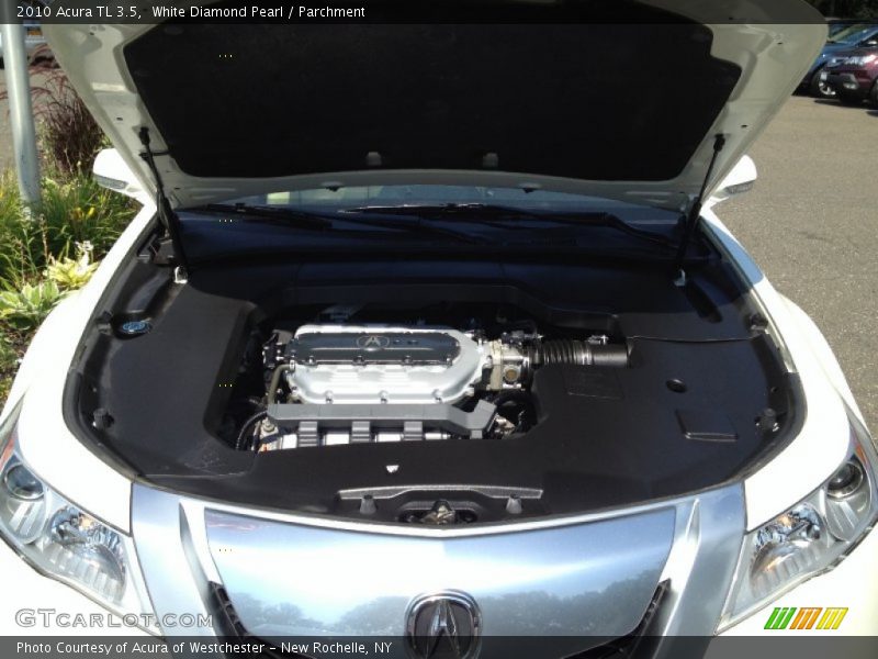 White Diamond Pearl / Parchment 2010 Acura TL 3.5