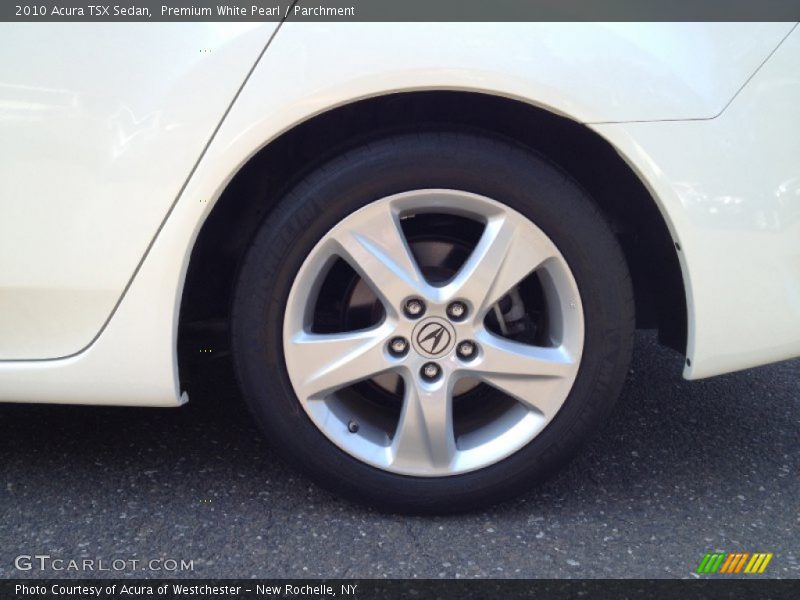 Premium White Pearl / Parchment 2010 Acura TSX Sedan