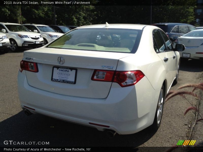 Premium White Pearl / Parchment 2010 Acura TSX Sedan