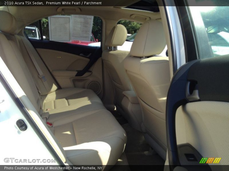 Premium White Pearl / Parchment 2010 Acura TSX Sedan