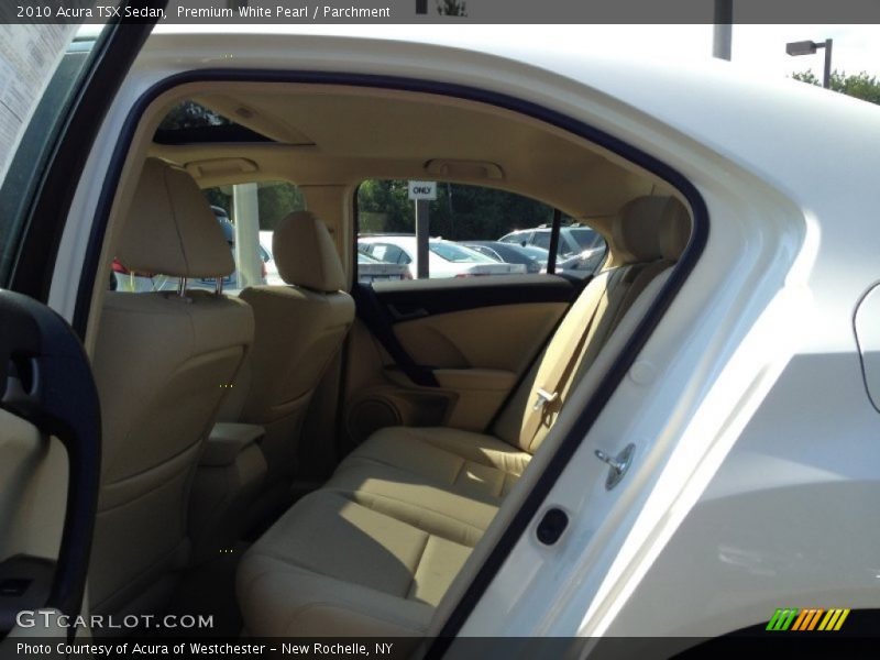 Premium White Pearl / Parchment 2010 Acura TSX Sedan