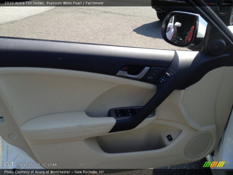 Premium White Pearl / Parchment 2010 Acura TSX Sedan