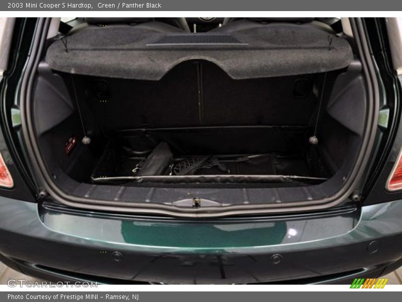 Green / Panther Black 2003 Mini Cooper S Hardtop