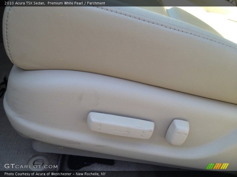 Premium White Pearl / Parchment 2010 Acura TSX Sedan