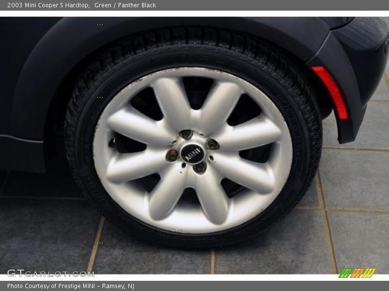 Green / Panther Black 2003 Mini Cooper S Hardtop