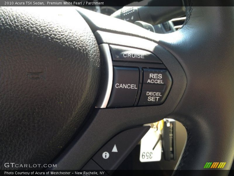 Premium White Pearl / Parchment 2010 Acura TSX Sedan