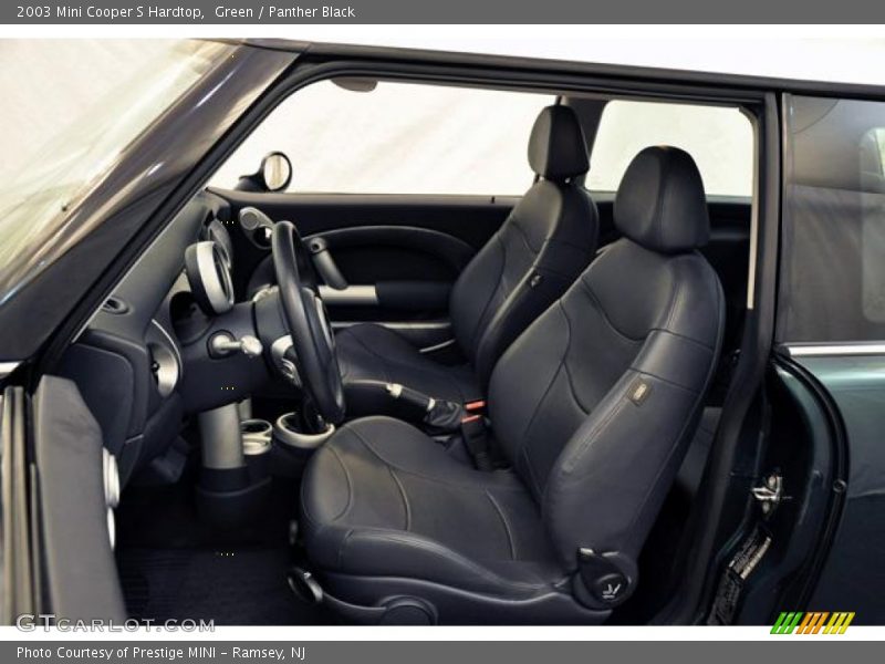 Green / Panther Black 2003 Mini Cooper S Hardtop