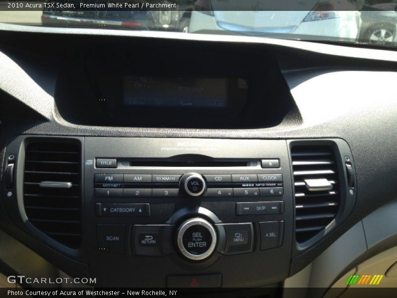 Premium White Pearl / Parchment 2010 Acura TSX Sedan
