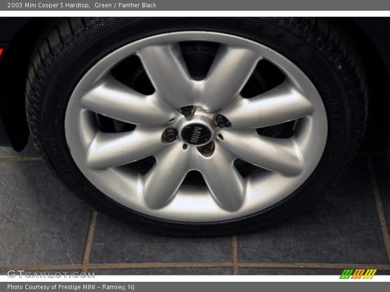 Green / Panther Black 2003 Mini Cooper S Hardtop