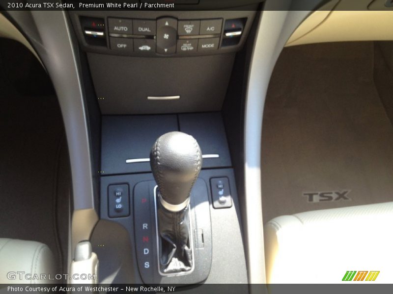 Premium White Pearl / Parchment 2010 Acura TSX Sedan