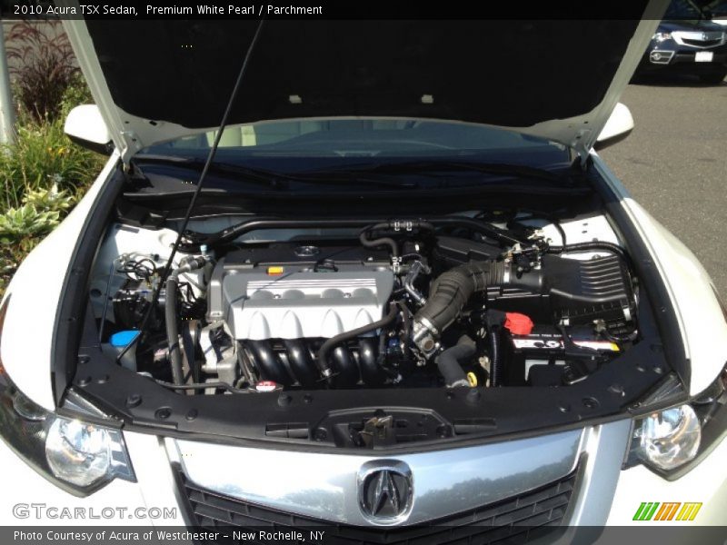Premium White Pearl / Parchment 2010 Acura TSX Sedan