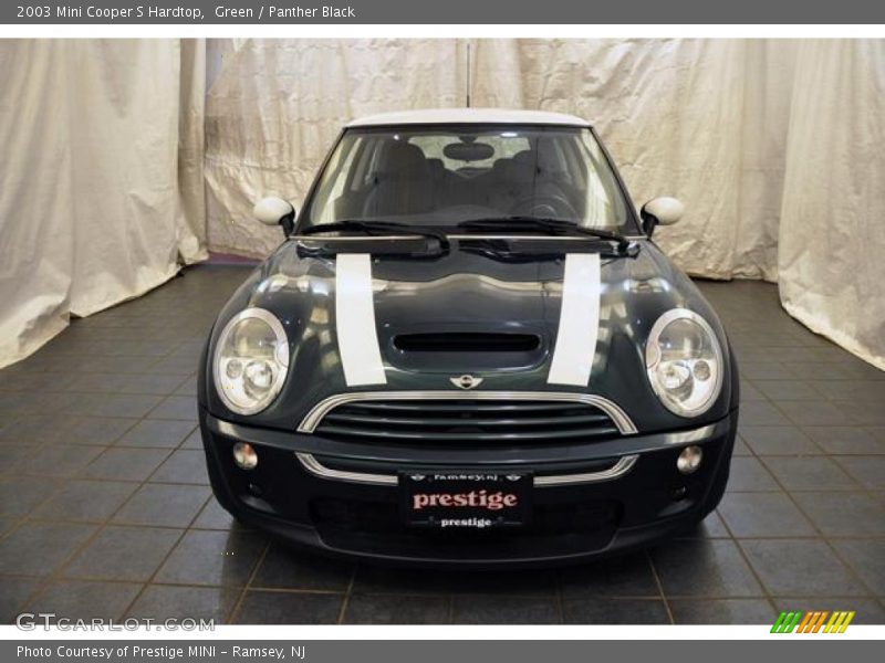 Green / Panther Black 2003 Mini Cooper S Hardtop