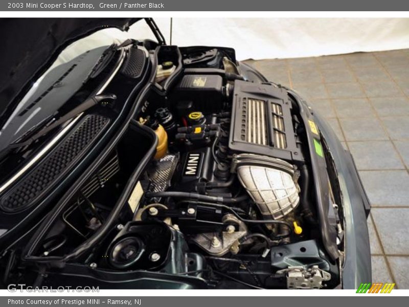 Green / Panther Black 2003 Mini Cooper S Hardtop