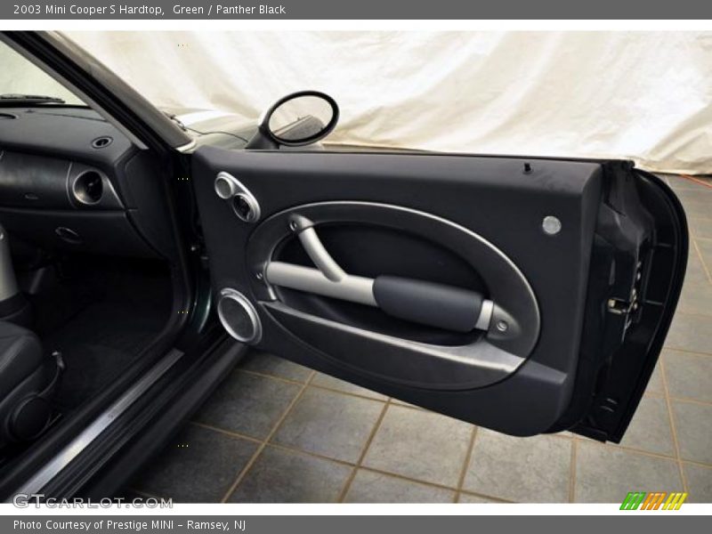 Green / Panther Black 2003 Mini Cooper S Hardtop