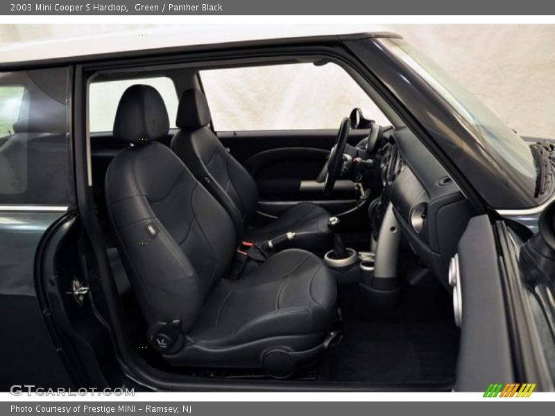 Green / Panther Black 2003 Mini Cooper S Hardtop