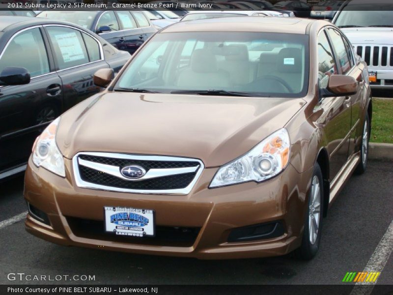 Caramel Bronze Pearl / Warm Ivory 2012 Subaru Legacy 2.5i Premium