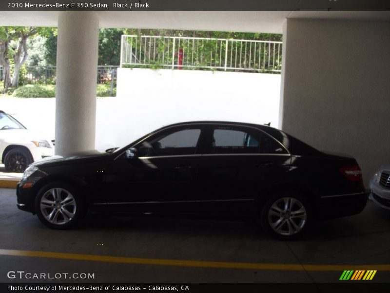 Black / Black 2010 Mercedes-Benz E 350 Sedan