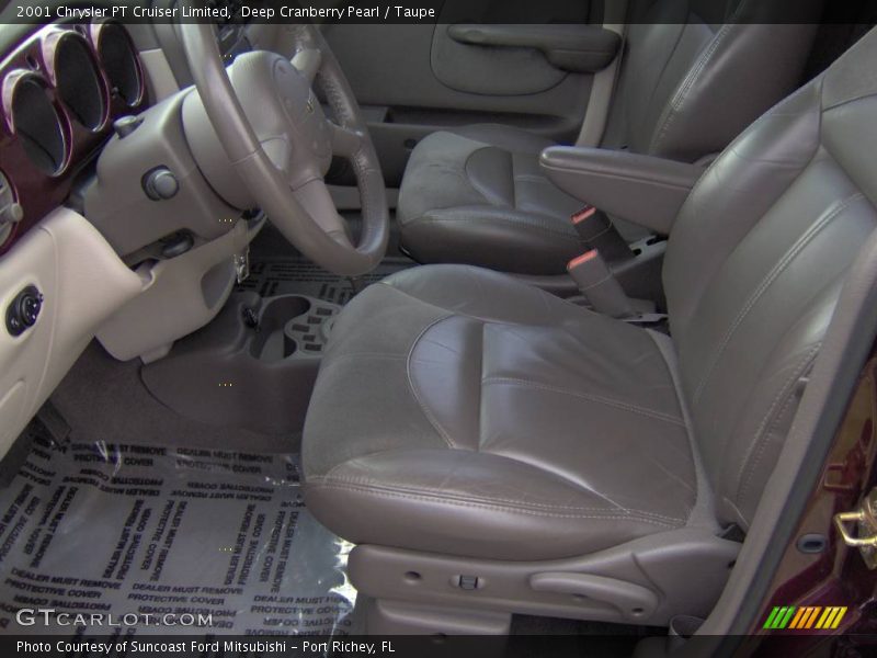 Deep Cranberry Pearl / Taupe 2001 Chrysler PT Cruiser Limited