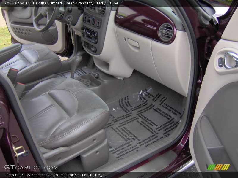 Deep Cranberry Pearl / Taupe 2001 Chrysler PT Cruiser Limited