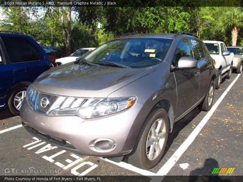 Platinum Graphite Metallic / Black 2009 Nissan Murano S AWD