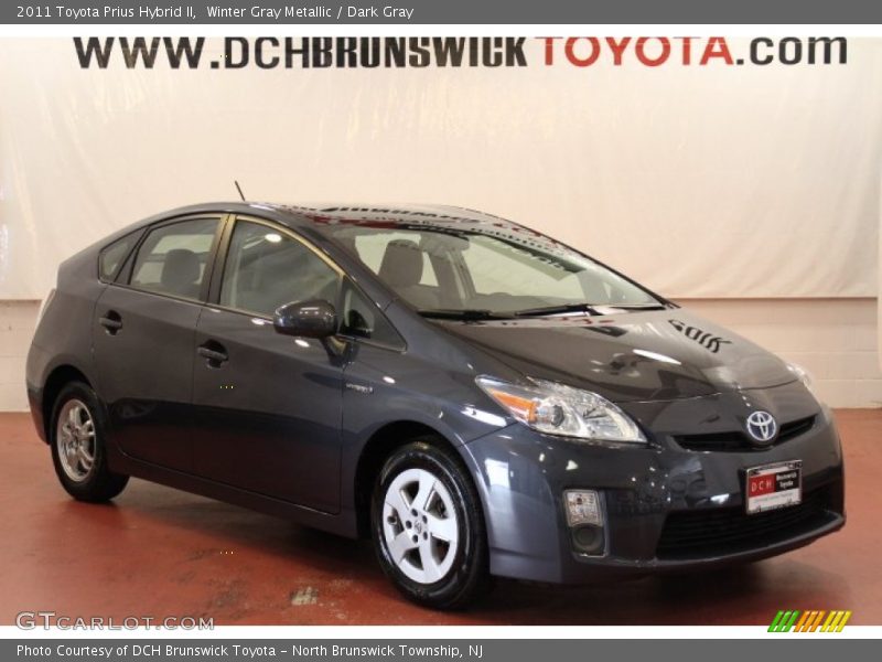 Winter Gray Metallic / Dark Gray 2011 Toyota Prius Hybrid II