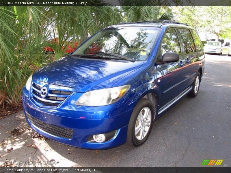 Razor Blue Metallic / Gray 2004 Mazda MPV LX