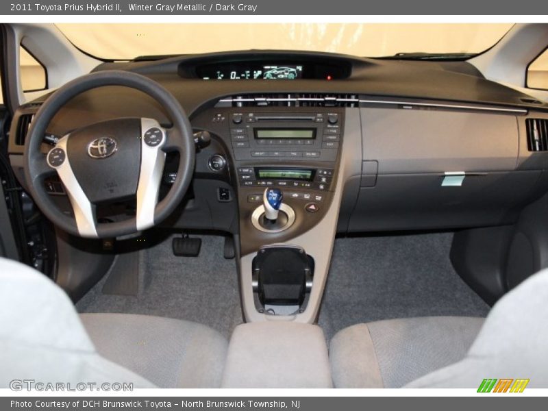 Winter Gray Metallic / Dark Gray 2011 Toyota Prius Hybrid II