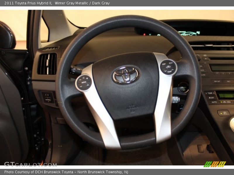 Winter Gray Metallic / Dark Gray 2011 Toyota Prius Hybrid II
