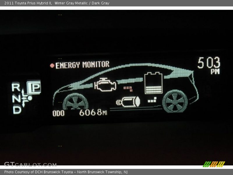 Winter Gray Metallic / Dark Gray 2011 Toyota Prius Hybrid II