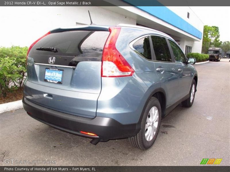 Opal Sage Metallic / Black 2012 Honda CR-V EX-L