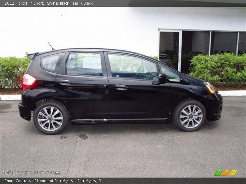 Crystal Black Pearl / Black 2012 Honda Fit Sport