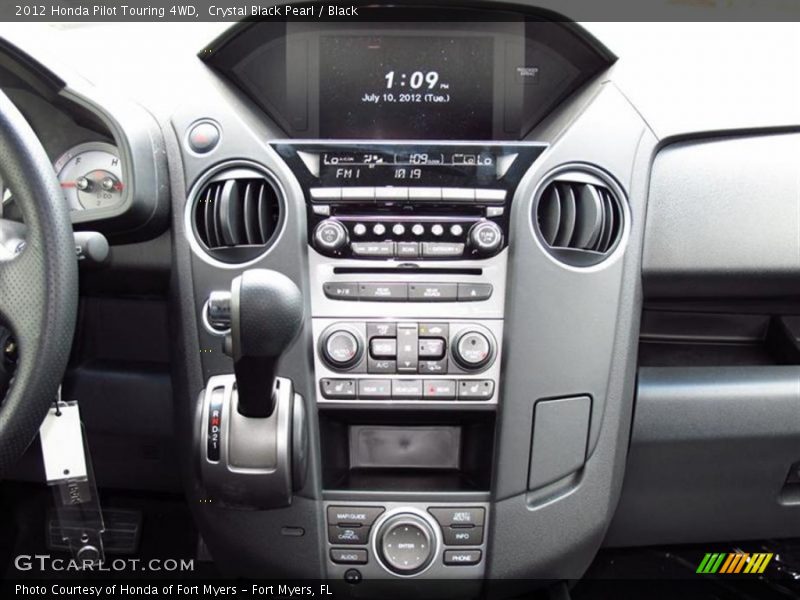 Crystal Black Pearl / Black 2012 Honda Pilot Touring 4WD
