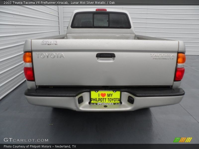 Lunar Mist Silver Metallic / Oak 2003 Toyota Tacoma V6 PreRunner Xtracab