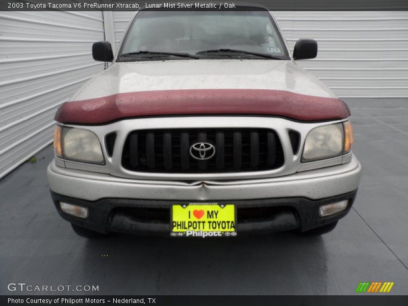 Lunar Mist Silver Metallic / Oak 2003 Toyota Tacoma V6 PreRunner Xtracab
