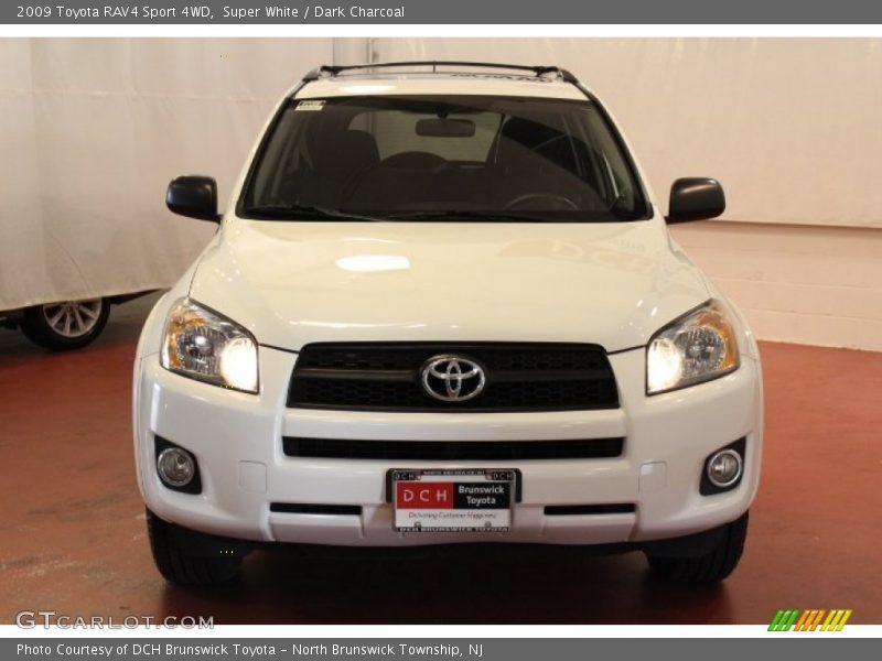 Super White / Dark Charcoal 2009 Toyota RAV4 Sport 4WD