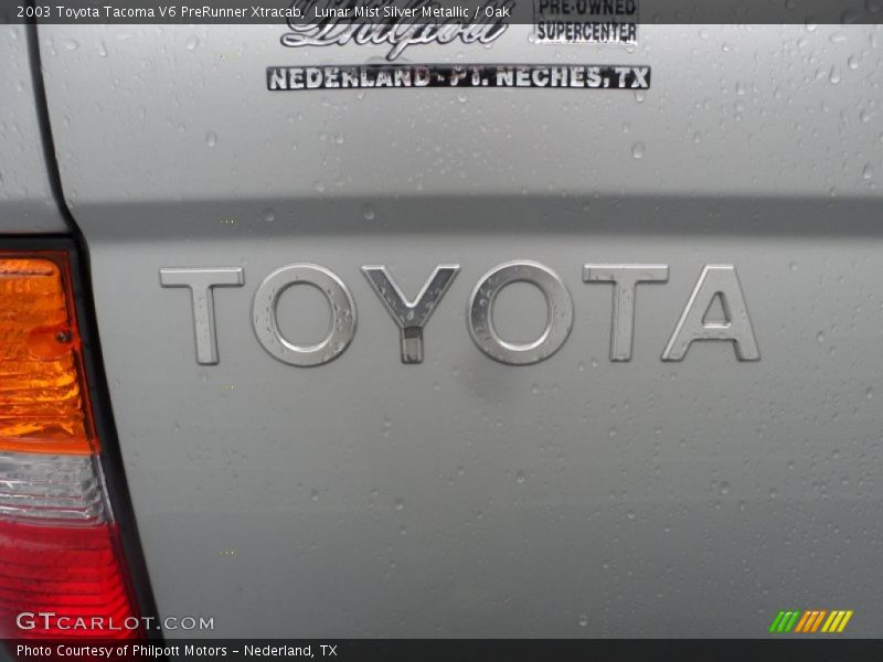 Lunar Mist Silver Metallic / Oak 2003 Toyota Tacoma V6 PreRunner Xtracab