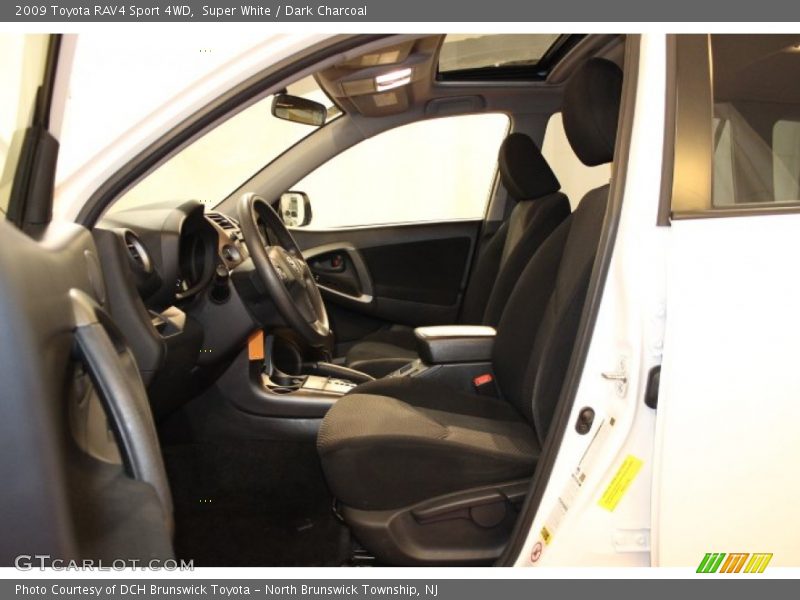 Super White / Dark Charcoal 2009 Toyota RAV4 Sport 4WD