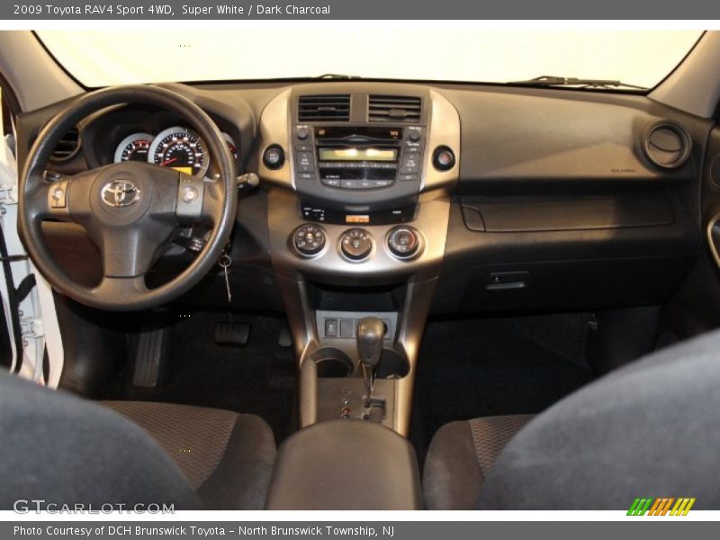 Super White / Dark Charcoal 2009 Toyota RAV4 Sport 4WD