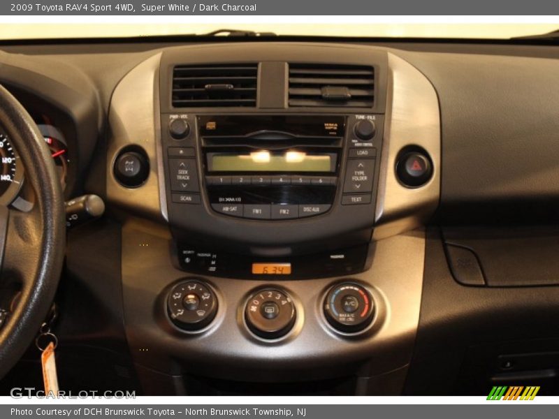 Super White / Dark Charcoal 2009 Toyota RAV4 Sport 4WD