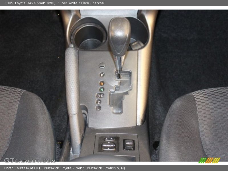 Super White / Dark Charcoal 2009 Toyota RAV4 Sport 4WD