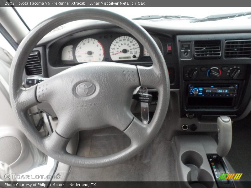 Lunar Mist Silver Metallic / Oak 2003 Toyota Tacoma V6 PreRunner Xtracab