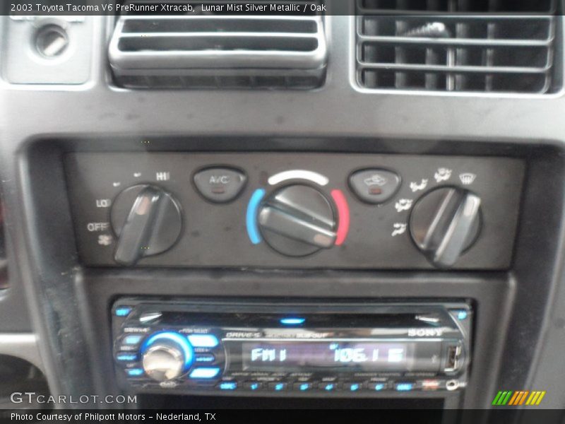 Lunar Mist Silver Metallic / Oak 2003 Toyota Tacoma V6 PreRunner Xtracab