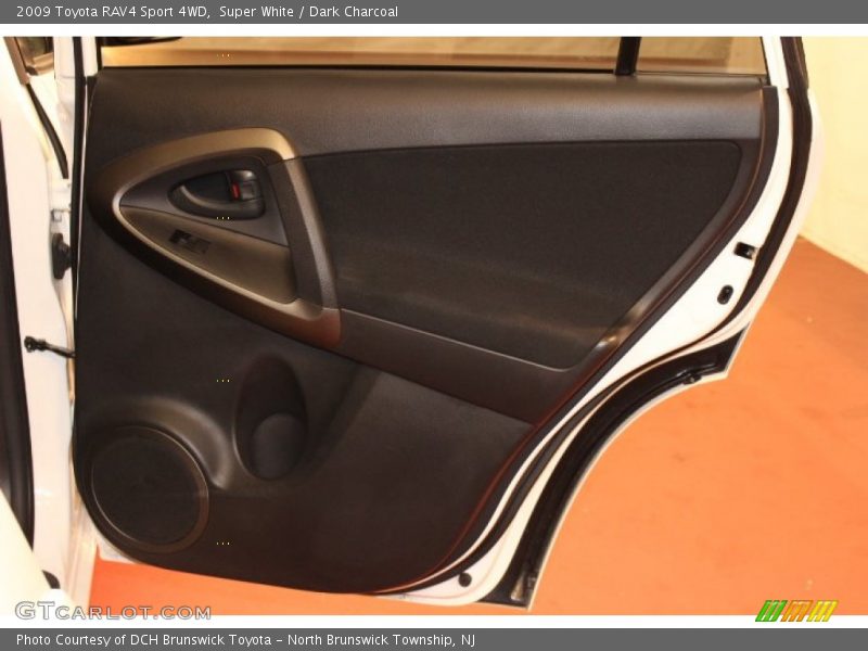 Super White / Dark Charcoal 2009 Toyota RAV4 Sport 4WD